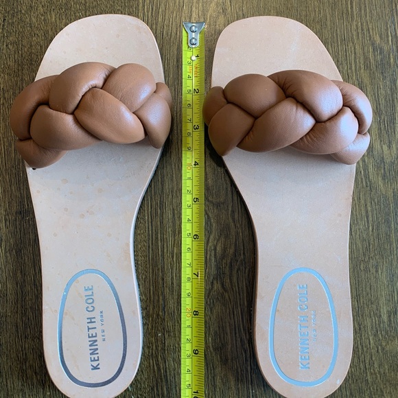 Kenneth Cole Braided slide sandals size 8.5 - Picture 4 of 4
